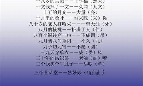 谐音字成语大全