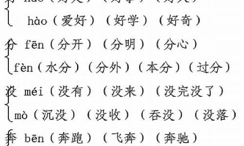 俩的多音字组词_俩的多音字组词组